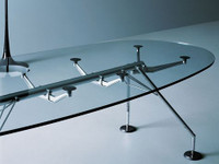 GLASS TABLE TOP - OVAL TOP (43"x 78")