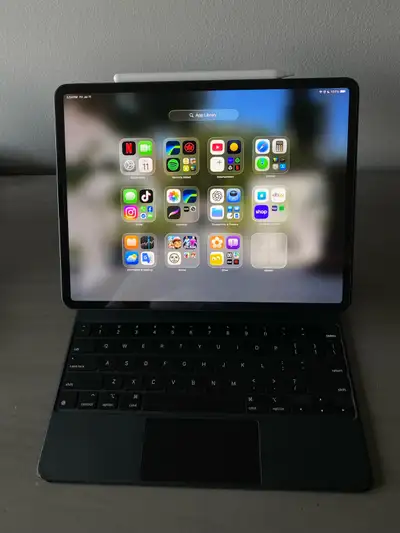 IPad Pro 12.9” with Magic Keyboard and Apple Pencil , View more