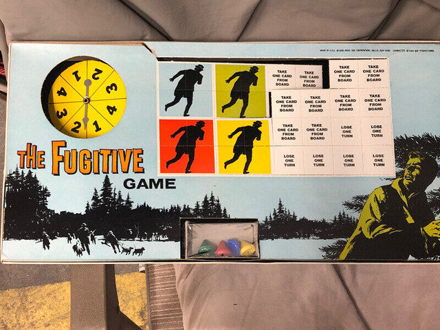 The Fugitive TV Board Game 1964 Ideal in Toys & Games in Winnipeg - Image 3