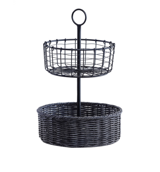 NEW Mesa Two tier basket in Kitchen & Dining Wares in Markham / York Region - Image 3