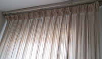 Pinch-pleated drapes (new)