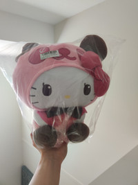 Hello Kitty – Pink Panda with Classic Ribbon Plush (~32cm)