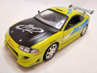 1:18 Fast and Furious 1995 Mitsubishi Eclipse Paul Walker NB