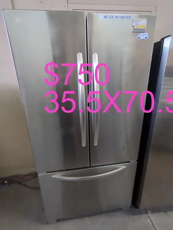 !! Stainless Steel Fridges !! Friday & Saturday Only62863281956225122