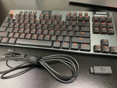 Logitech G915 TKL Lightspeed Wireless RGB Keyboard, View more