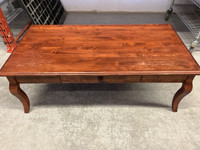 2' x 4' Wooden Coffee Table w/ Drawer