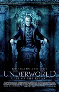 "Underworld: Rise of the Lycans" movie poster
