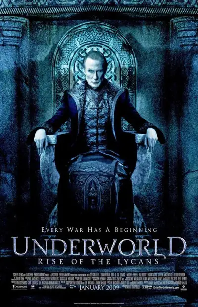 "Underworld: Rise of the Lycans" movie poster, View more