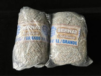 2 Big 300g Balls of Bernat Soft Bouclé Bulky Yarn, Slate Shades