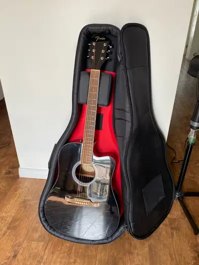 Fender electric acoustic guitar (FA-125CE BLK), View more