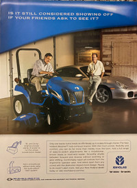 2005 New Holland Boomer w/Porsche Original Ad