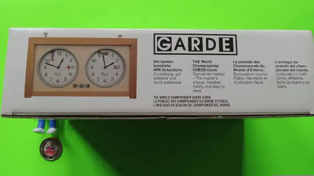 Vintage RUHLA GARDE Wooden Chess Clock (Made In Germany) in Toys & Games in St. Catharines - Image 8