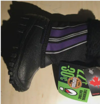 Fluffy boots, New, made in Canada