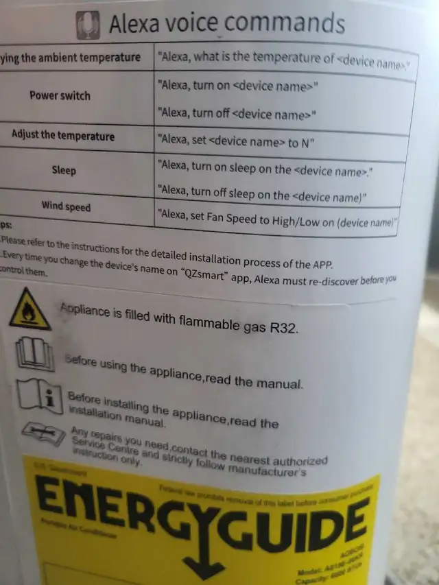 AOBOSI Air Conditioner 64959975472642123