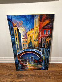 Original Oil Painting of Venice + Huge Private In Home Art Sale