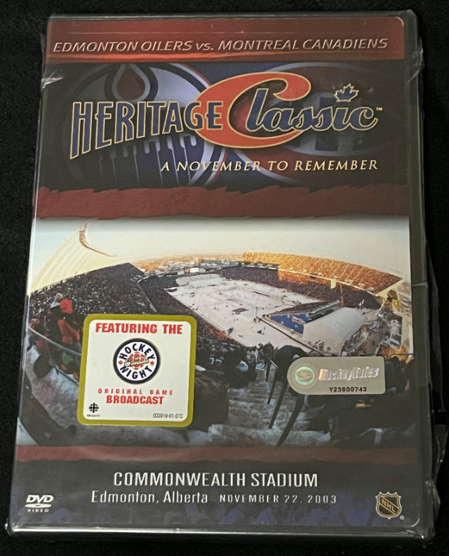 2003 NHL Heritage Classic Hockey Game DVD (BRAND NEW) in CDs, DVDs & Blu-ray in Edmonton