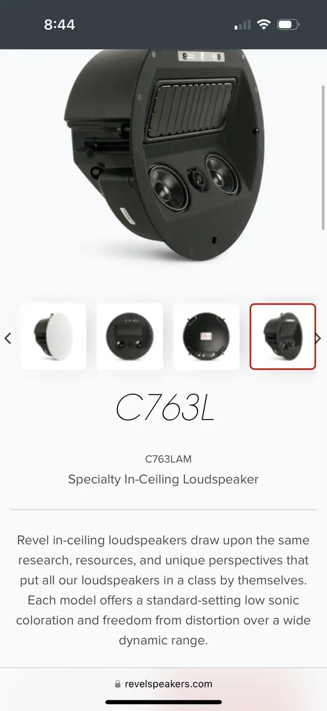 Revel audio- ceiling/ wall speakers in Stereo Systems & Home Theatre in Hamilton - Image 7