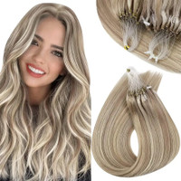 Micro Loop Human Hair Extensions Micro Link 0.5g/strand Micro Ri