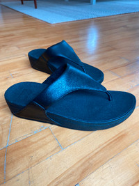 FITFLOP sandales noires pour femme — Taille 10