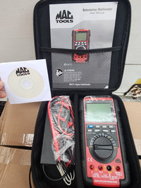 Mac Tools EM721 Brand New Digital Multimeter W Leads & Clamps