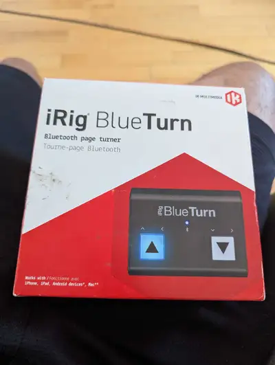 IK Multimedia iRig BlueTurn like new, View more