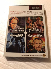 4 pack of Turner Classic Horror Movies 