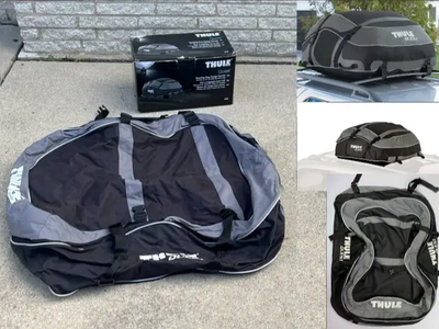 Thule Quest Cargo Roof Rooftop Rack Travel Luggage Bag Carrier For use with Car Suv Van with Roof ra...