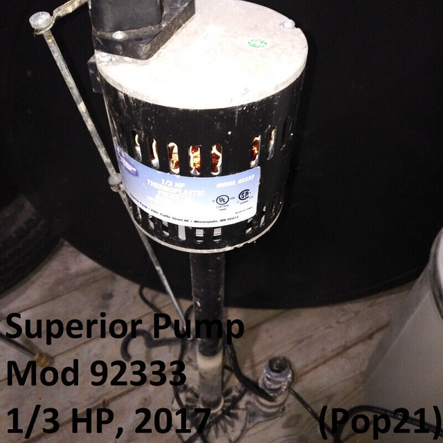 Sump Pump - Residential, Submersible & Pedestal, Various Models in Plumbing, Sinks, Toilets & Showers in Markham / York Region