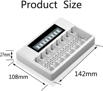 CITYORK 8 Bay Battery Charger, View more