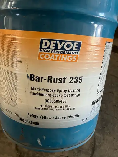 5 gallon pails of epoxy , View more