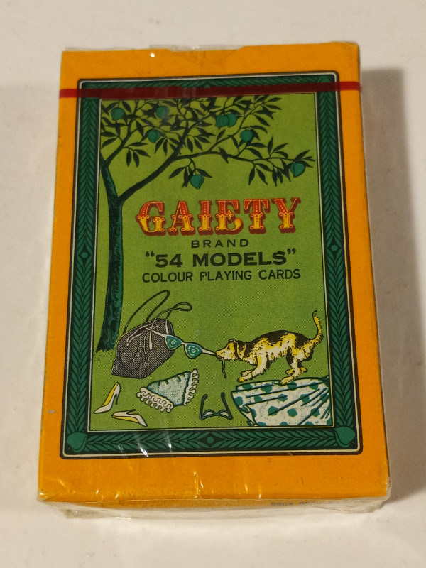 Gaiety Vintage Color Playing Cards Circa 1960s Sealed Models in Arts & Collectibles in Trenton