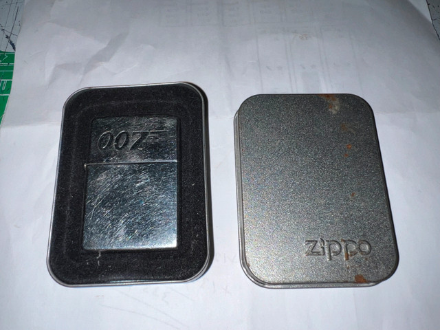 ORIGINAL ZIPPO LIGHTER "AGENT 007" AMERICAN MADE - $39 FIRM in Arts & Collectibles in Mississauga / Peel Region
