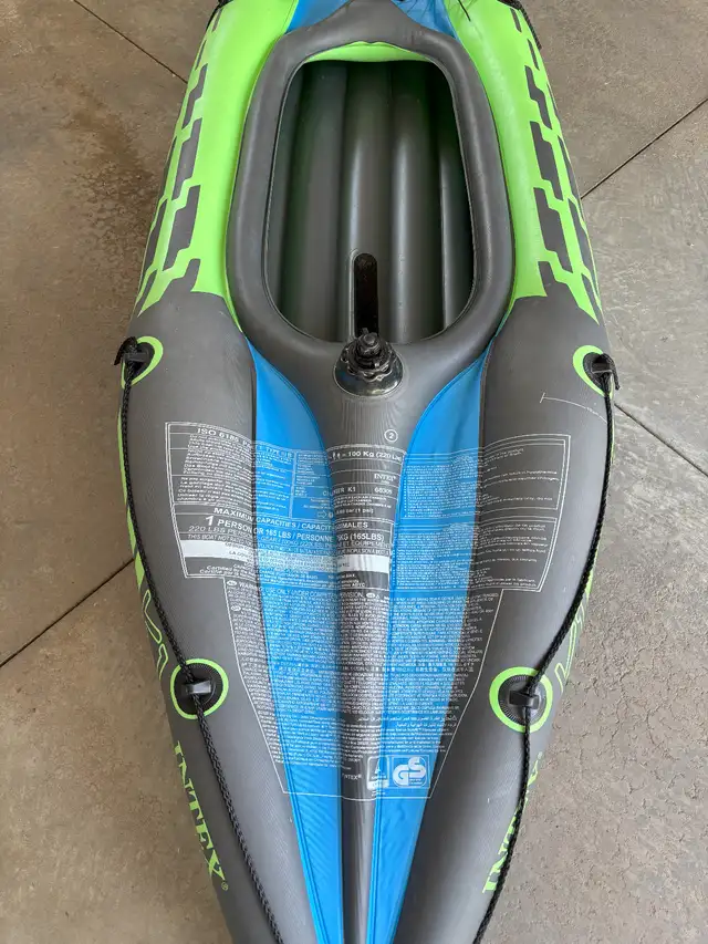 Intex Challenger Inflatable Kayak in Water Sports in Edmonton - Image 3