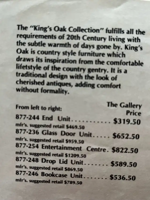 Oak wall units in Hutches & Display Cabinets in Peterborough - Image 3