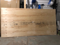 2x panneaux contreplaqué 4x8x5/8 plywood