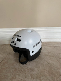 White Youth Bauer Helmet
