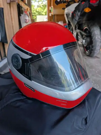 Sigi open face helmet, excellent condition $50 obo,,, Vintage 1980's Italian made Bieffe full face h...