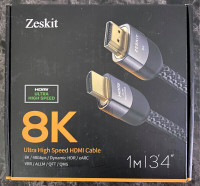 HDMI 2.1 Certified Cables - 8K Ultra HD High Speed 48Gpbs Cable