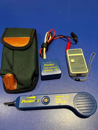 Pro'sKit Professional Network Cable Tester & Tone Generator Kit, View more