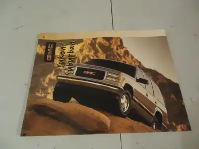 1999 GMC Yukon/Suburban Sales Brochure. New. 27 Pages. See Pictures. $15 picked up. Can Mail anywher...