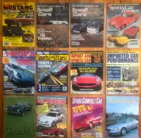 12 magazines automobiles