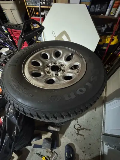 Selling 17” 6x139.7 Rims and tires asking $400