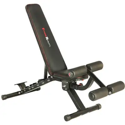 Fitness Reality Super Max XL Weight Bench with Leg Lock Down and, View more