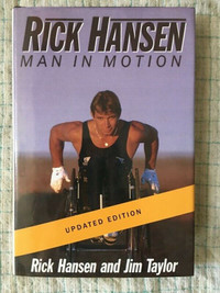 Rick Hanson - Man in Motion (Autographed book)