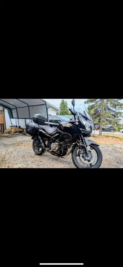 2011 Suzuki vstrom 650 abs . Runs great has 25,000km. Lots of accessories. Brand new battery.