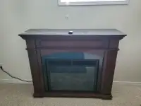 Twin Star Electric Fireplace with Remote