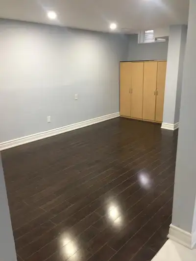 legally renovated one bed room and one bathroom basement apartment for rent. Available from May 1st....