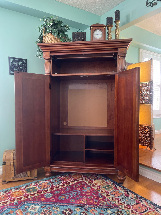 Solid wood cabinet in Bookcases & Shelving Units in Oshawa / Durham Region