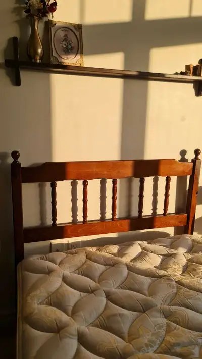 Single bed and matress, View more