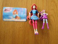 Collectible Winks "Bloom" character with membership card and fre